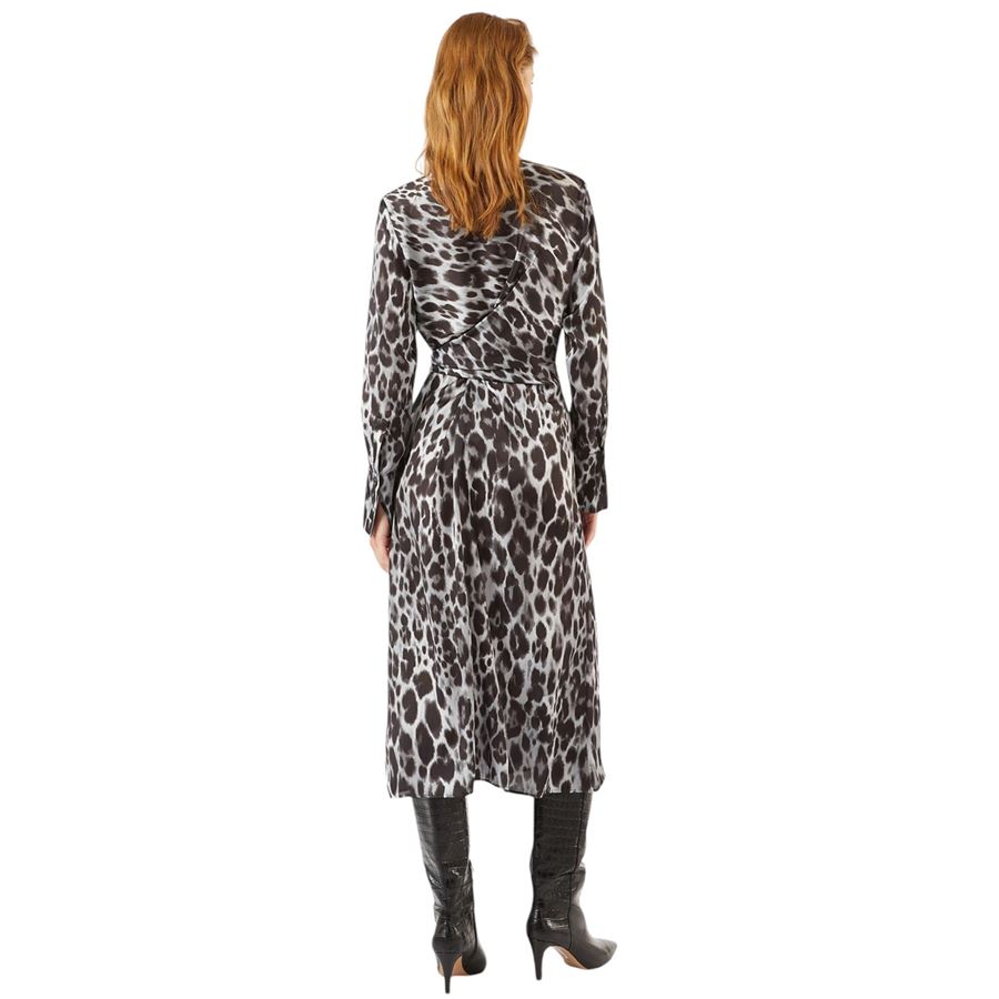Abito midi in raso a fantasia Penny Black | 2421226063200001